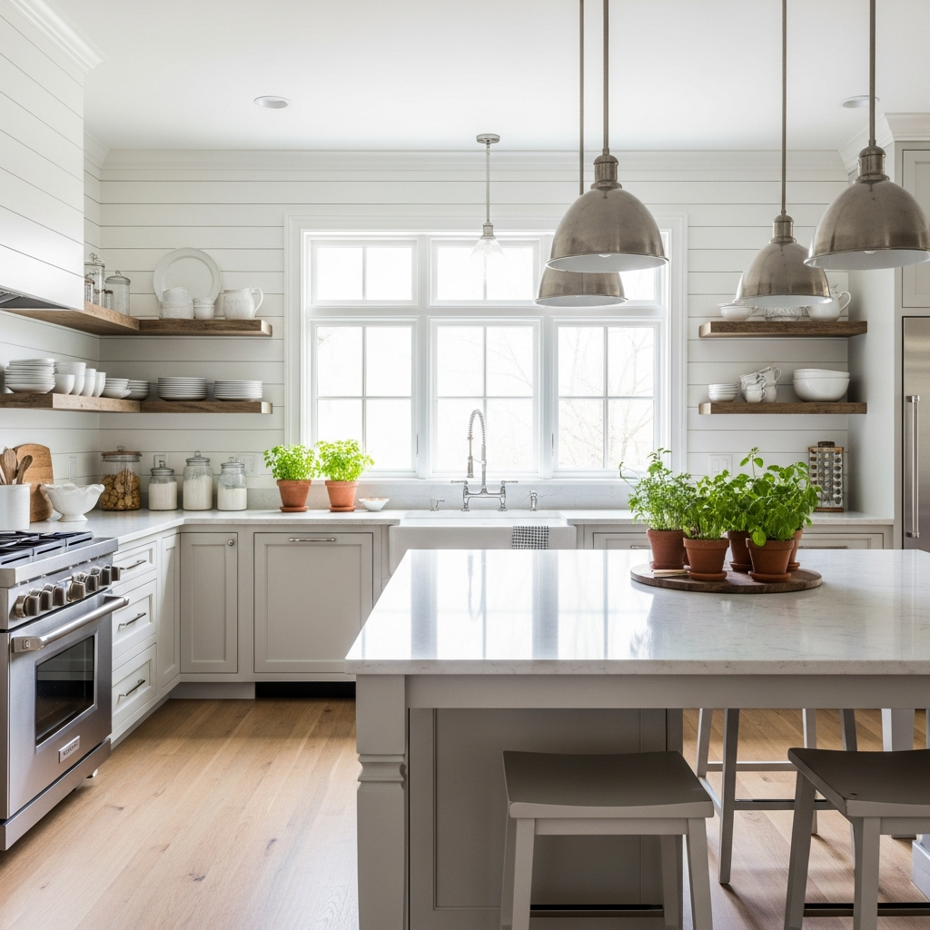Modern farmhouse kitchen remodel