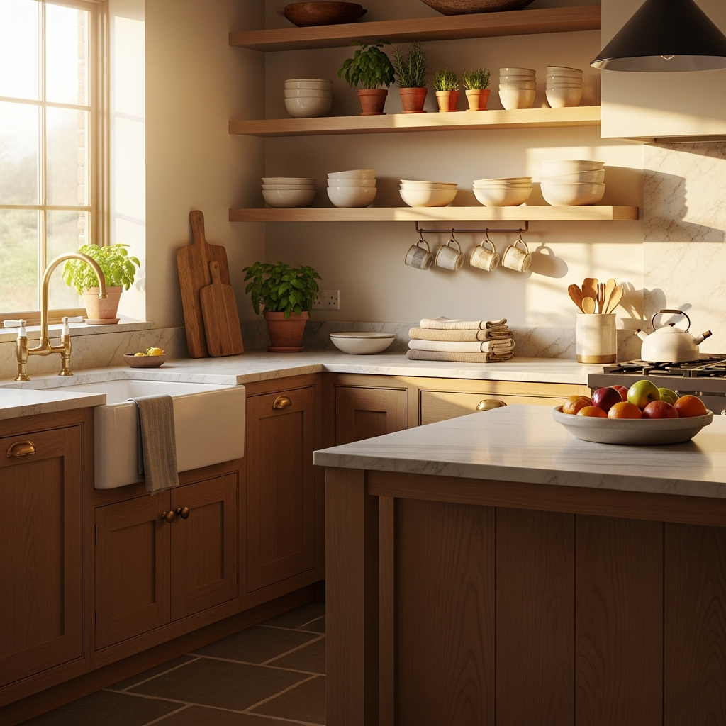 Beautifully designed kitchen by White Cliff Designs